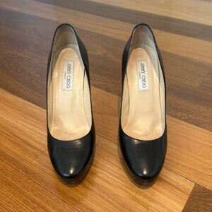 Jimmy Choi Platform Pumps Black Like New